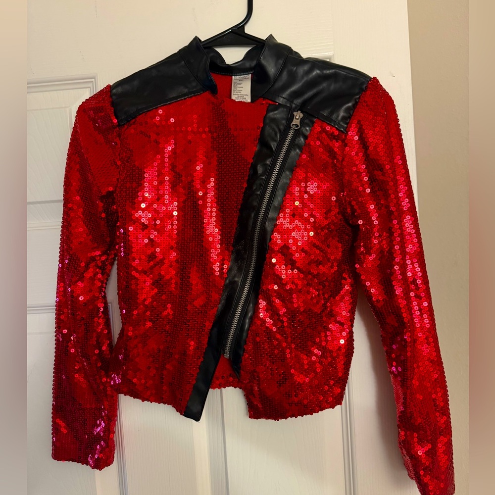 Red performance jacket